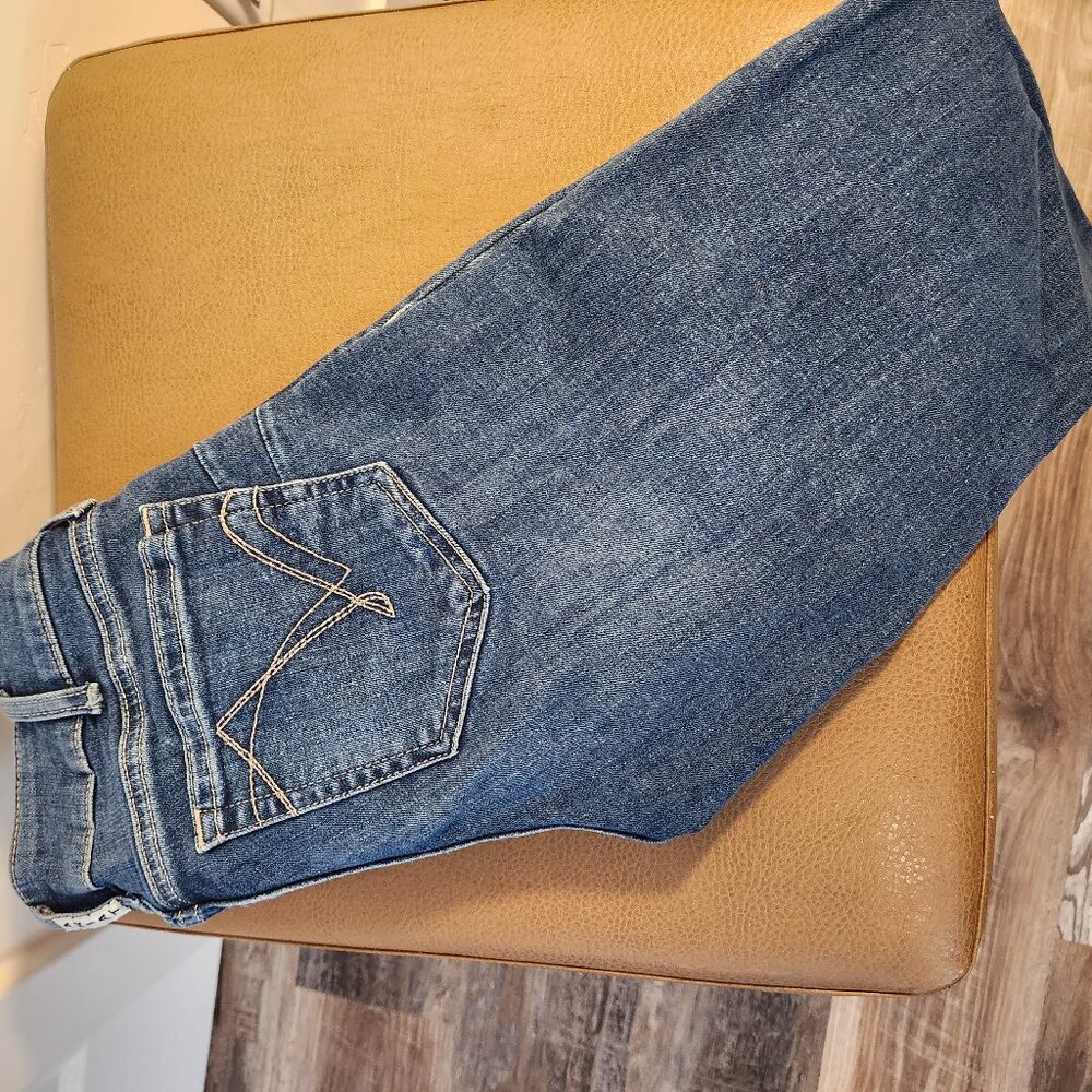 Ariat Real Denim Jeans Women’s Size 27R Blue Mid Rise Straight Western Cowgirl